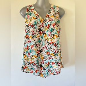 🔥. FLASH SALE DISCOUNTED SHIP A.N.A. Top Women Large Like New Blouse Floral